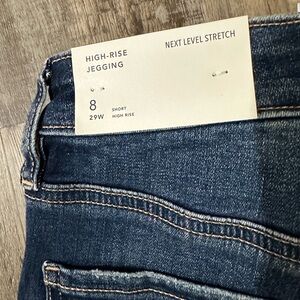 American Eagle Outfitters High-Rise Dark Blue Jeggings